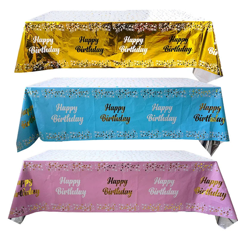 disposable roll up tablecloth, suitable for party gatherings, birthday party decoration, special oil-proof, waterproof leave-in