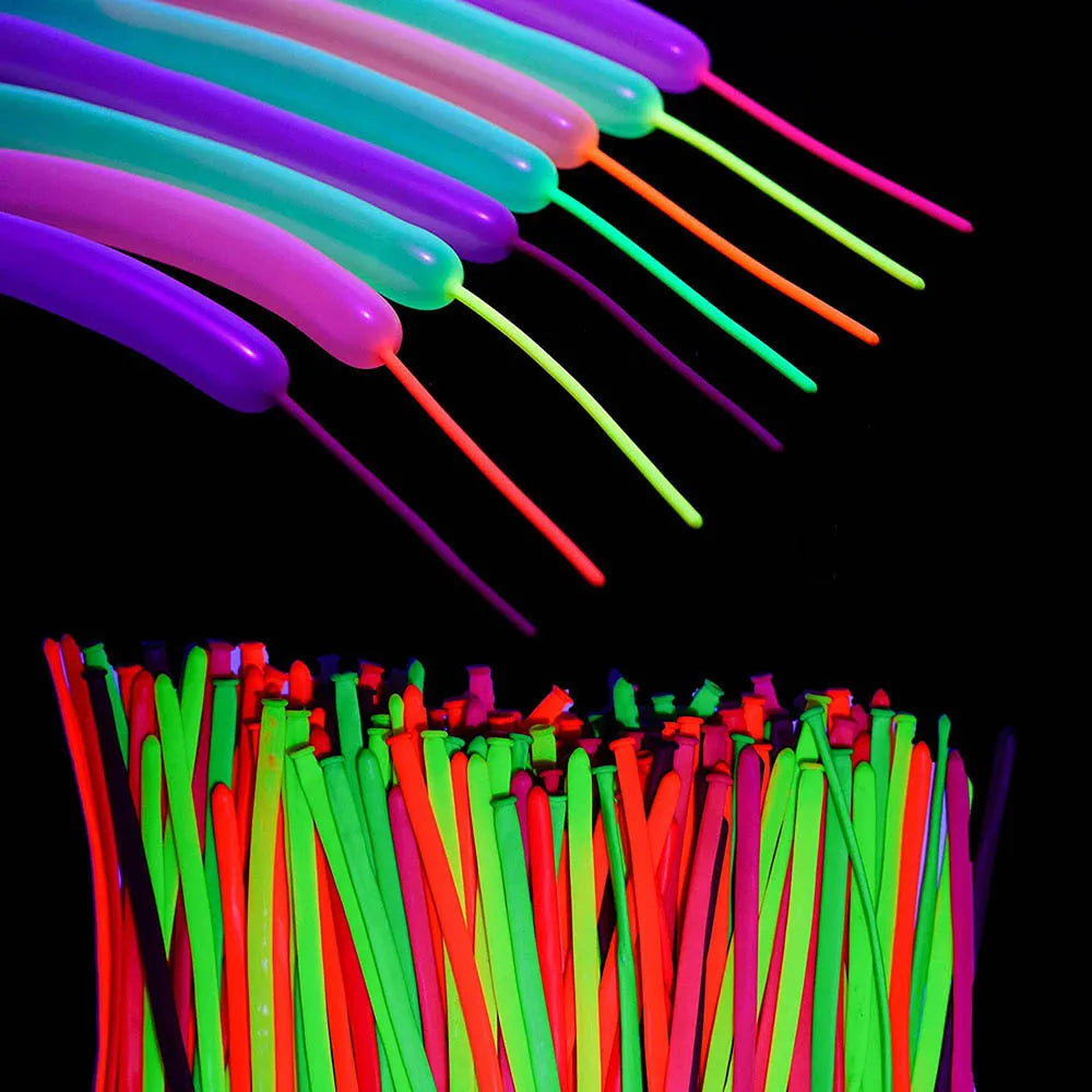 Neon Party Tableware Tablecloths Cups Plates Banner Napkins straws Balloons Neon Glow Birthday Party Decoration Supplies