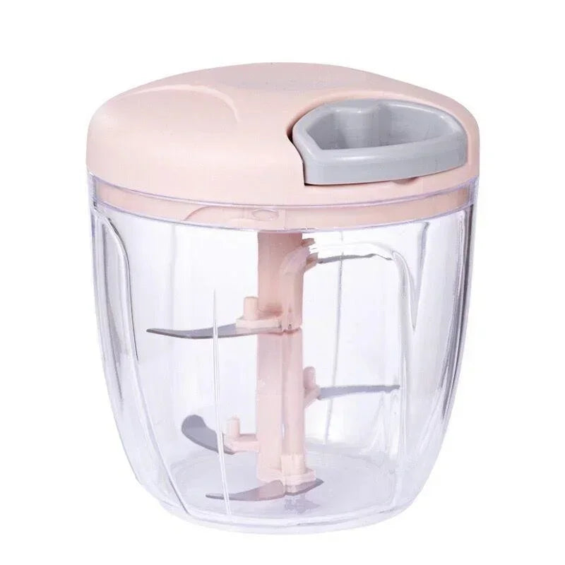 Crusher Vegetable Onion Cutter Kitchen Cooking Accessories 500/900ML Manual Meat Mincer Garlic Chopper Rotate GarlicPress