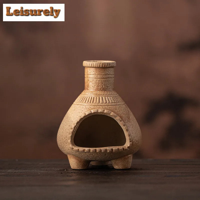 Small Cannon Threaded Incense Holder Mist Smoking Steamers Incense Burners Meditation Smell Distributor Censer Yoga Ornaments