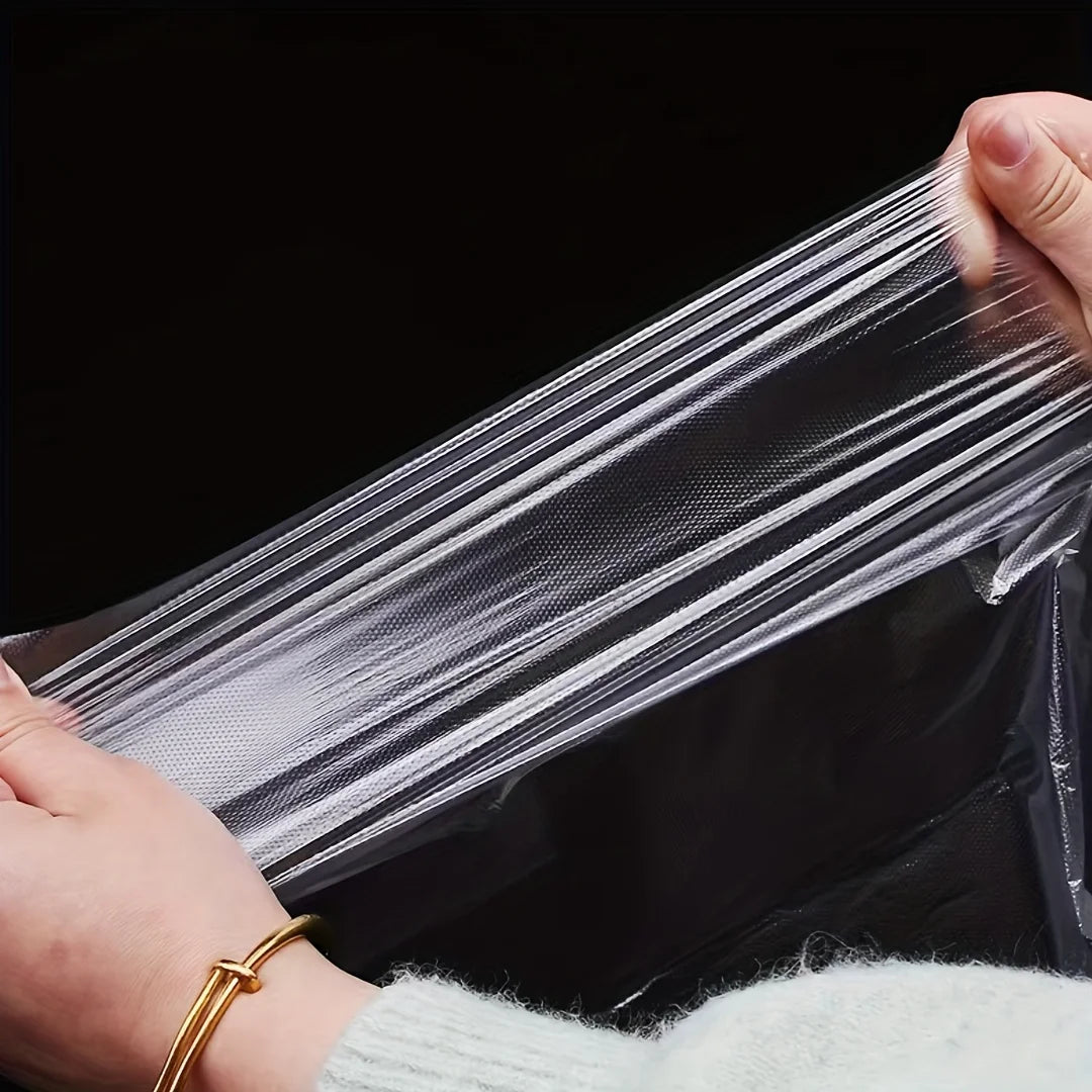 25/50/100pcs Adult Disposable Apron Multifuctional Transparent Clothing Anti Pollution Clothing Clean Cover Cape Cloth Apron