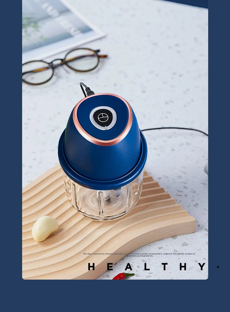 TINSOL 350ML Electric Meat Grinder Food Chopper Garlic Masher USB Multi-Function Vegetable Slicer Blender Kitchen Mixer