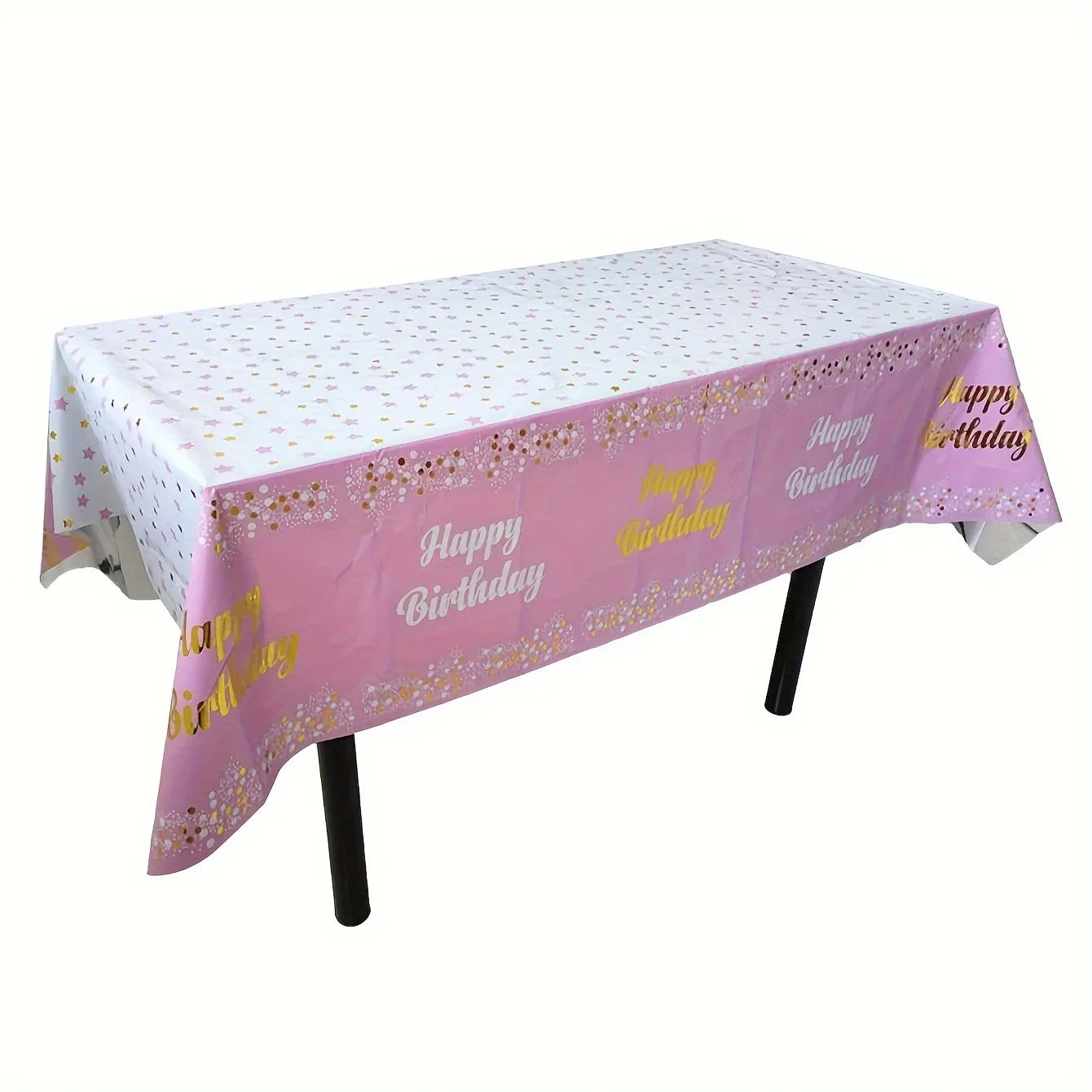 disposable roll up tablecloth, suitable for party gatherings, birthday party decoration, special oil-proof, waterproof leave-in