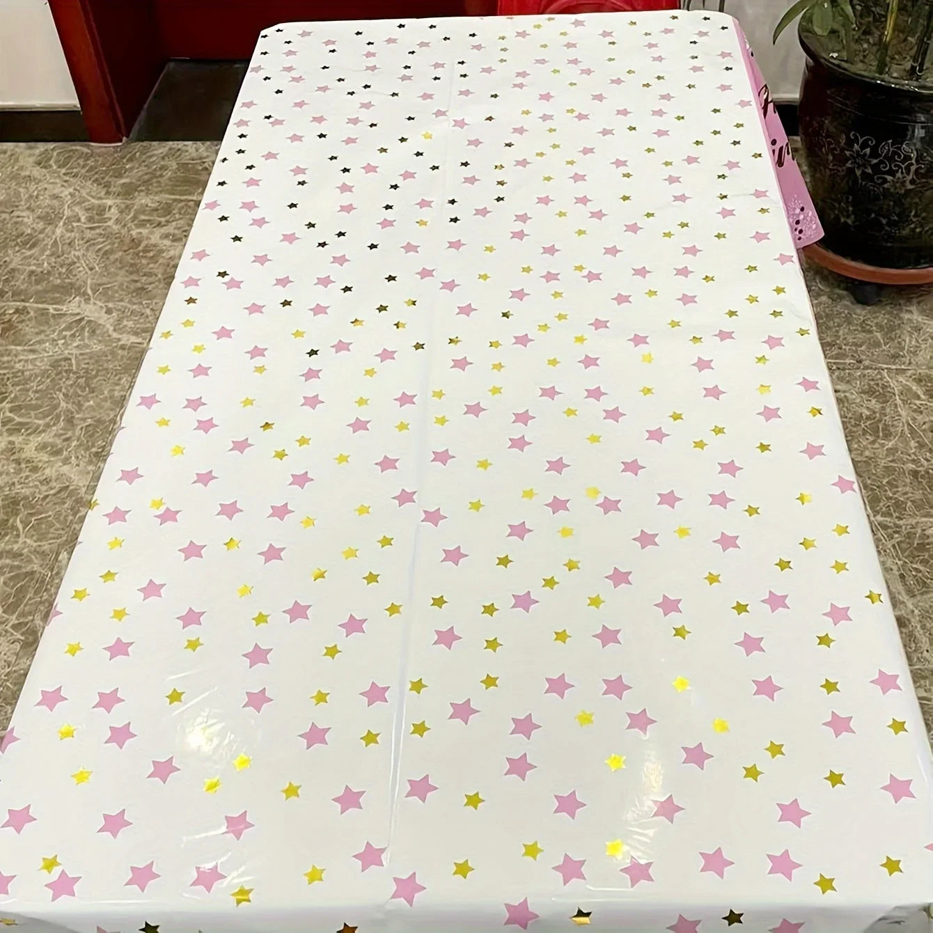disposable roll up tablecloth, suitable for party gatherings, birthday party decoration, special oil-proof, waterproof leave-in