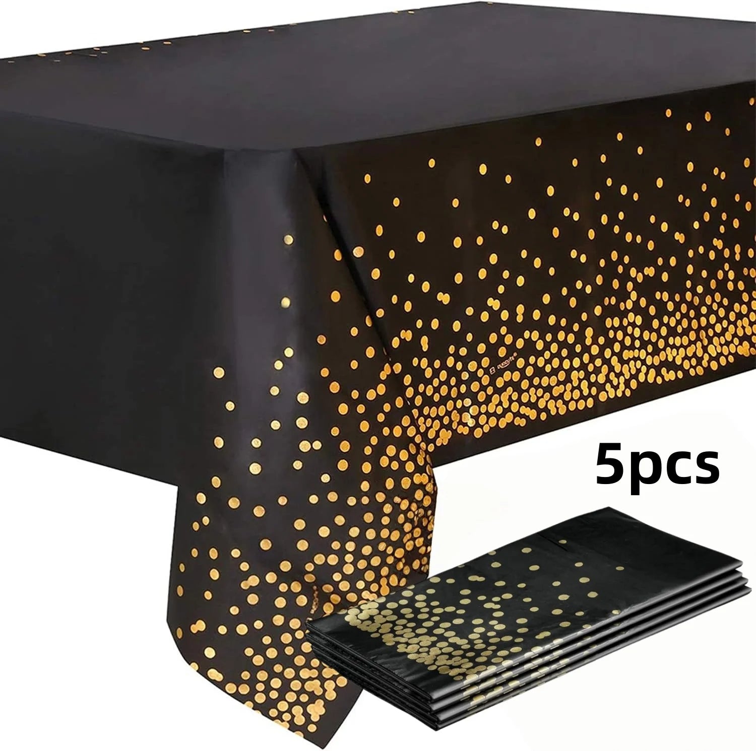 5pcs Premium Disposable Table Cloth Table Cloths for Parties Decorative Tablecloths for Rectangle Tables，Disposable Tablecloths