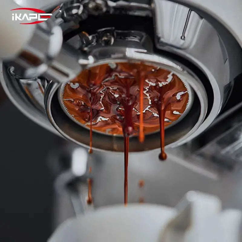IKAPE Beehive Stainless Steel Espresso Filter Basket-Precision High Extraction for51/54/58MM Bottomless Portafilter Coffee Maker