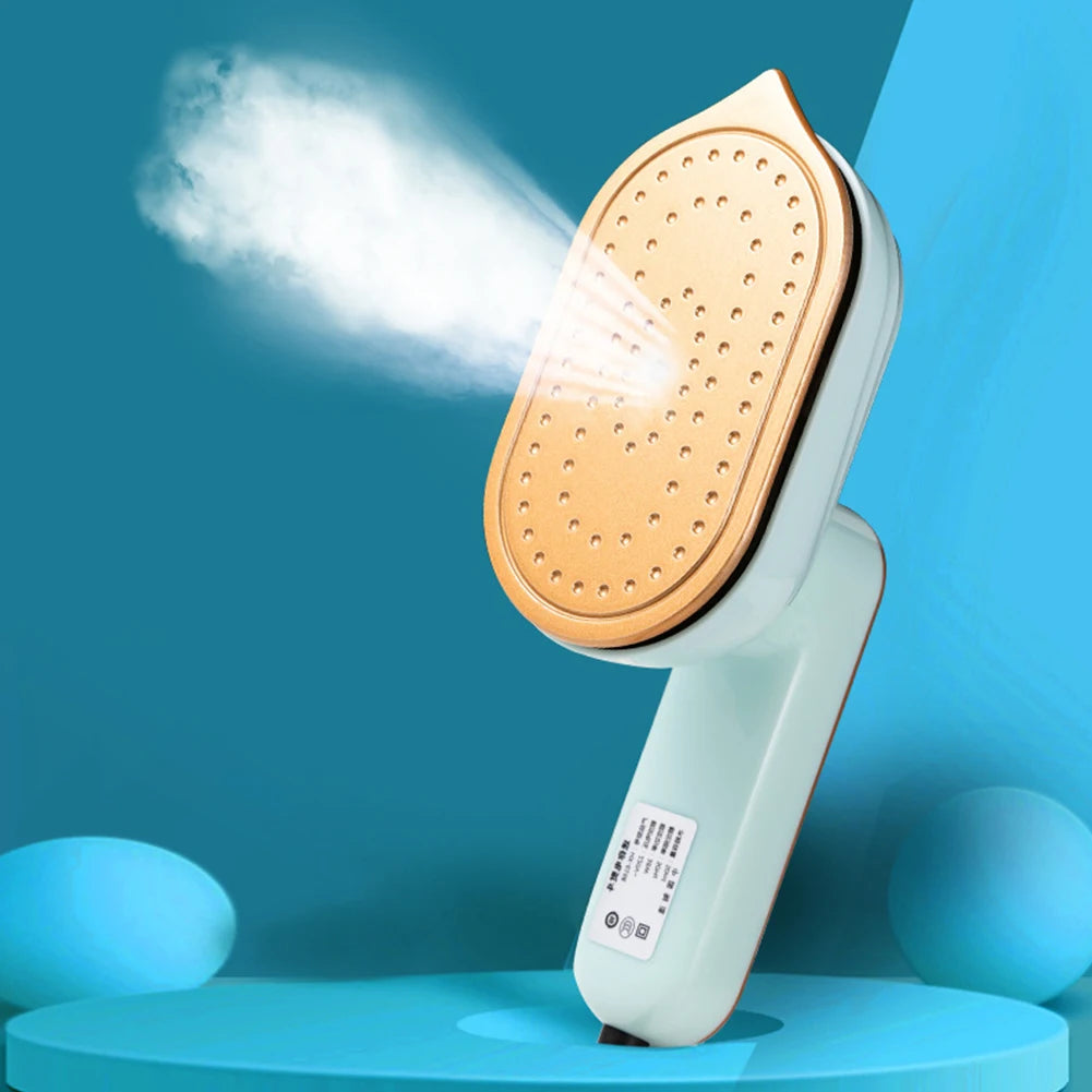 UK Plug Handheld Steam Iron 360 Degree Rotatable Mini Garment Steamer Wet Dry Use Household Hanging Iron for Trip Business Use