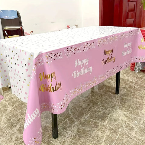 disposable roll up tablecloth, suitable for party gatherings, birthday party decoration, special oil-proof, waterproof leave-in