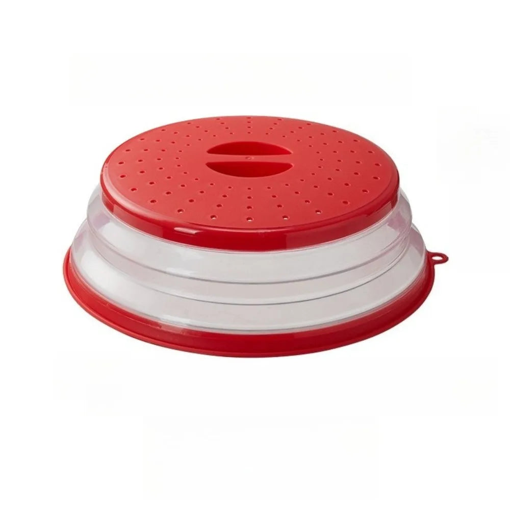 Microwave Splash Guard, Foldable Microwave Cover with Hook and Hole, Splash Guard for Plates and Bowls, Kitchen Tools, BPA Free