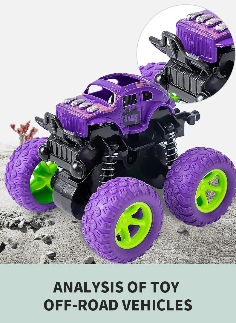 4PCS/2PCS/1PC Inertial off-road vehicle toys - suitable for Halloween, Christmas, boys and girls gifts