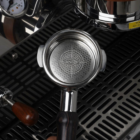 IKAPE Beehive Stainless Steel Espresso Filter Basket-Precision High Extraction for51/54/58MM Bottomless Portafilter Coffee Maker