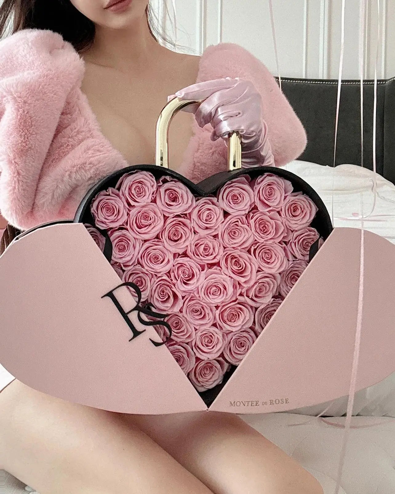 100% Natural Peserved Eternal Forever Fresh Roses In Portable Heart Shape Lo Box Mothers Valentines Day Gifts Wedding Home Decor
