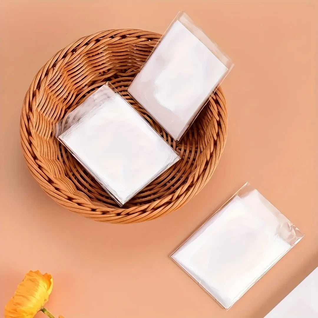 25/50/100pcs Adult Disposable Apron Multifuctional Transparent Clothing Anti Pollution Clothing Clean Cover Cape Cloth Apron