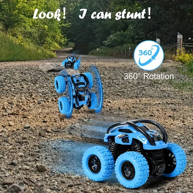 Toy Monster Truck Set for Kids Aged 3 to 6 - Operated Manually, No Batteries Needed - Ideal Gift for Easter And Christmas