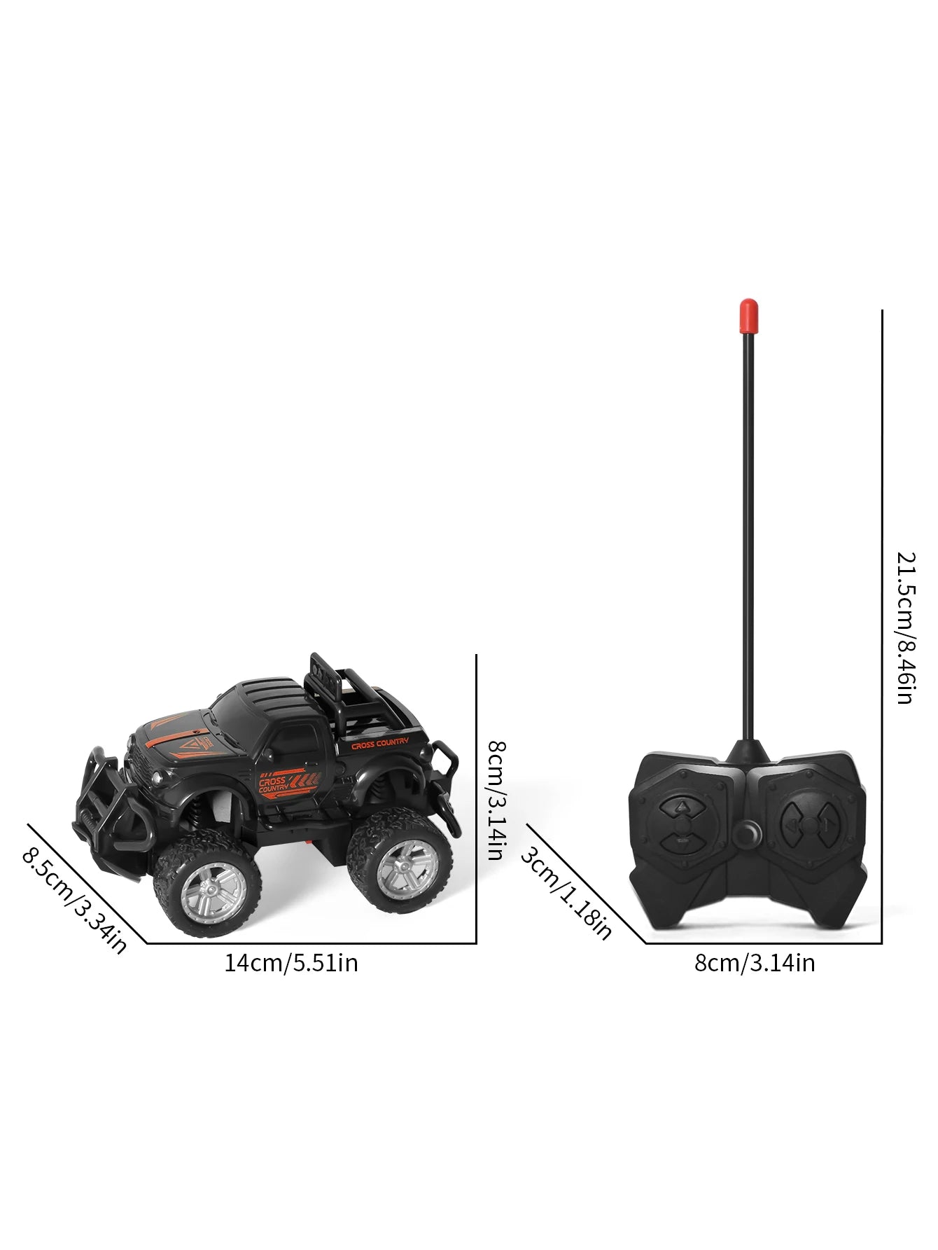 Children's toy remote-controlled off-road vehicle alloy speed four-wheel drive climbing four-wheel drive inertia toy car