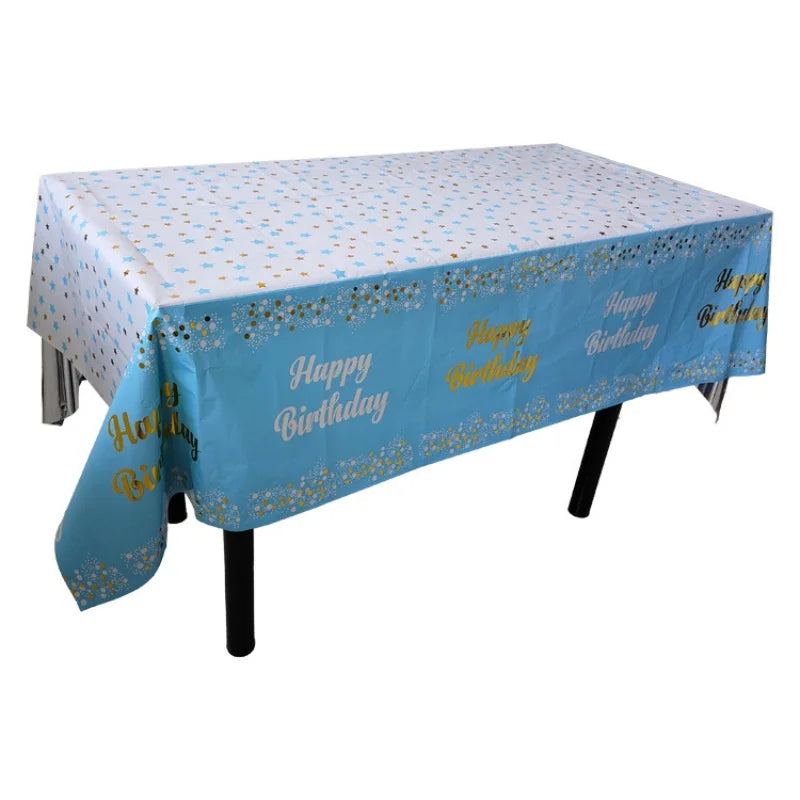 disposable roll up tablecloth, suitable for party gatherings, birthday party decoration, special oil-proof, waterproof leave-in