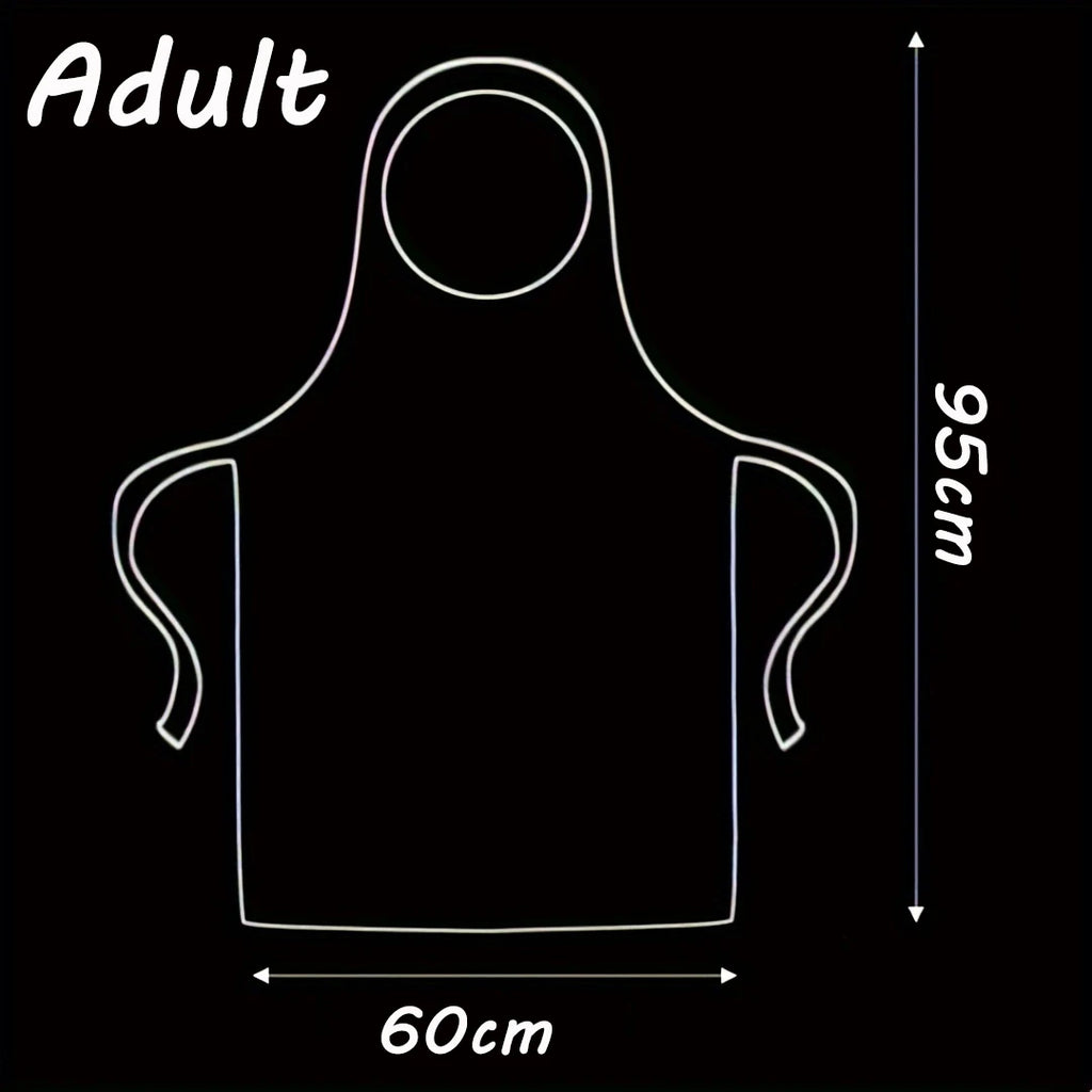 25/50/100pcs Adult Disposable Apron Multifuctional Transparent Clothing Anti Pollution Clothing Clean Cover Cape Cloth Apron