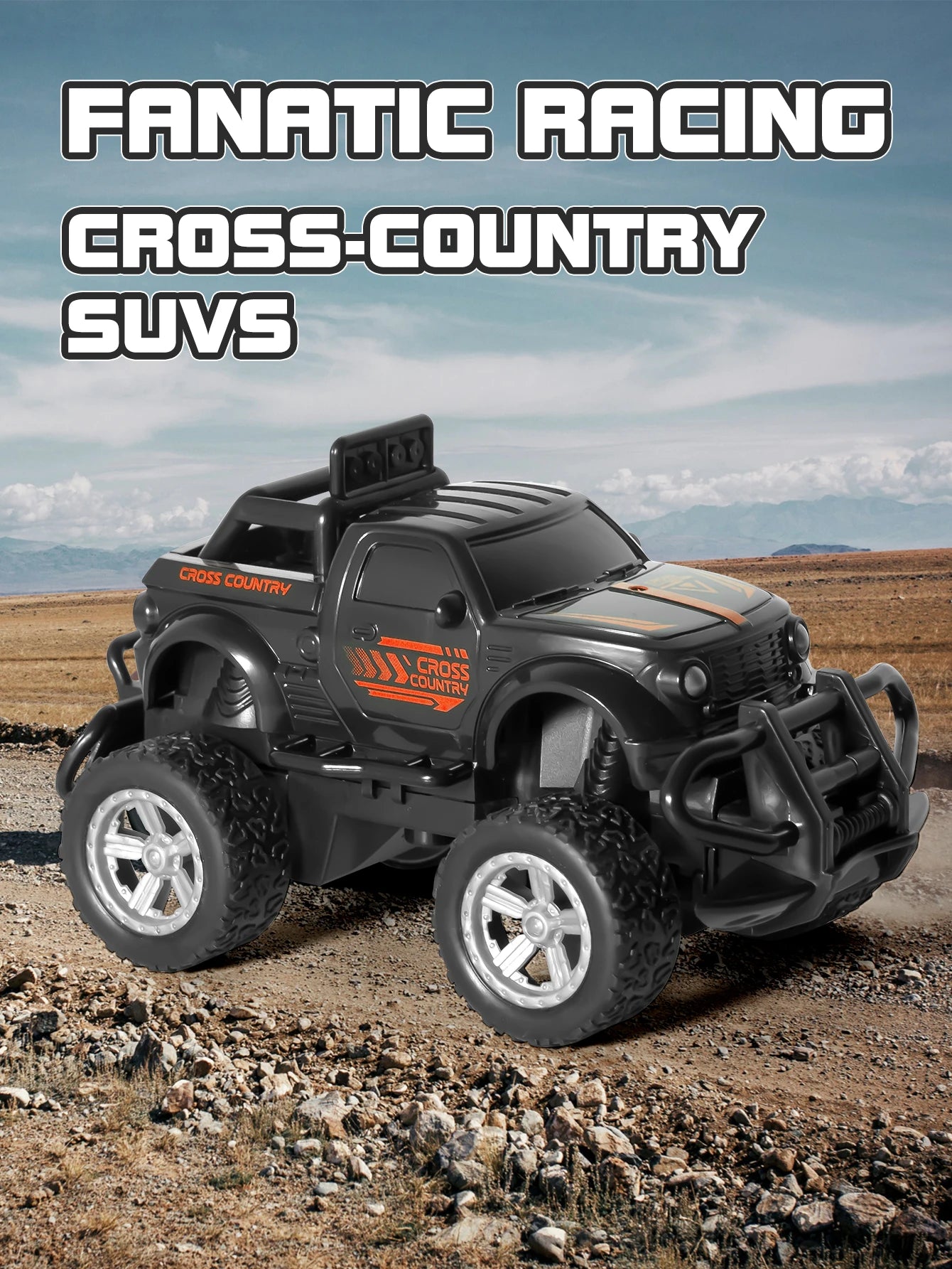 Children's toy remote-controlled off-road vehicle alloy speed four-wheel drive climbing four-wheel drive inertia toy car