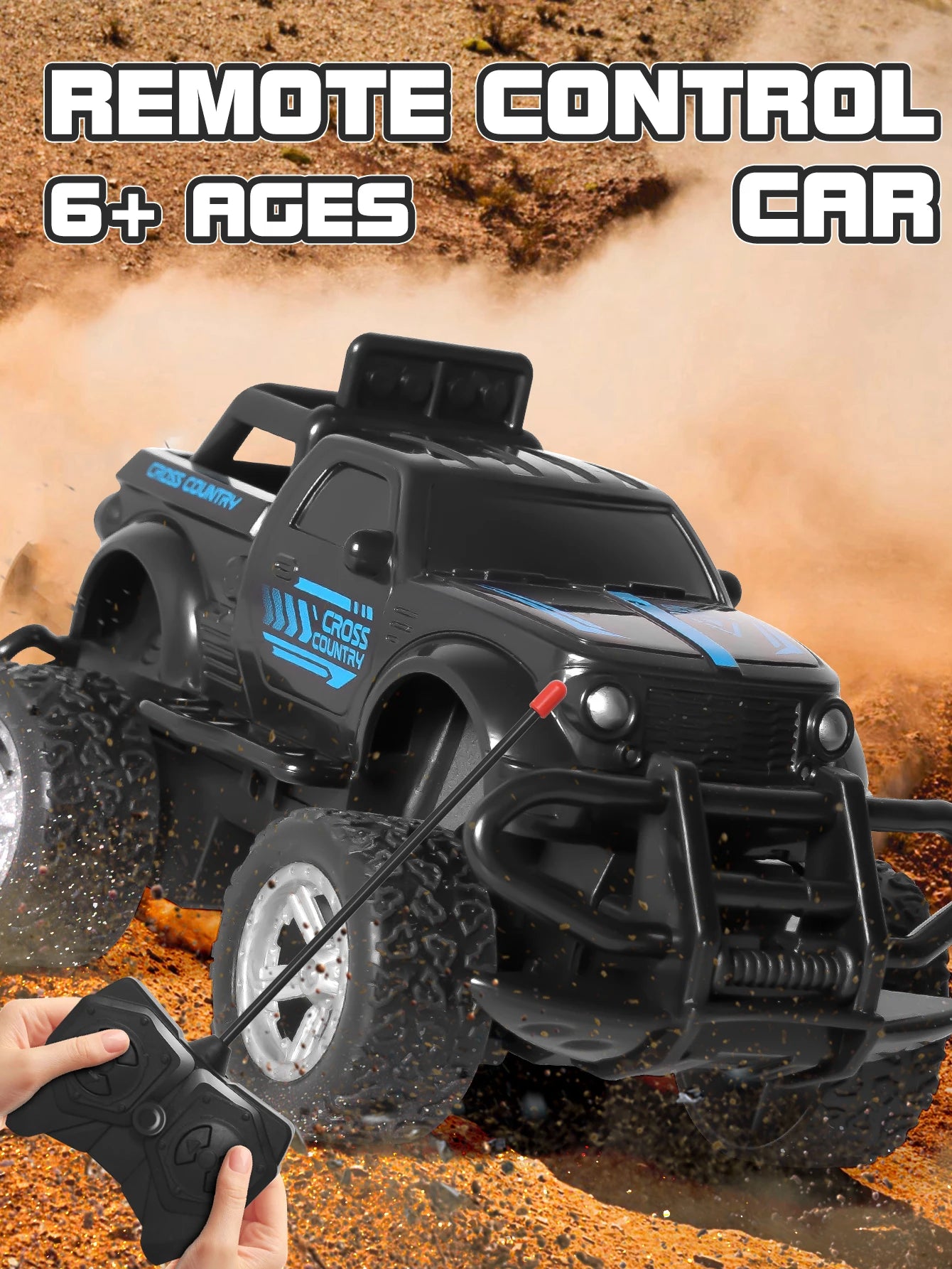 Children's toy remote-controlled off-road vehicle alloy speed four-wheel drive climbing four-wheel drive inertia toy car