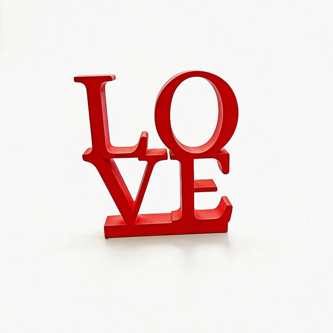 Valentine's Day LOVE Letter Desktop Ornament Romantic Wedding Room Prop Simple Ins Style Decoration for Desktop
