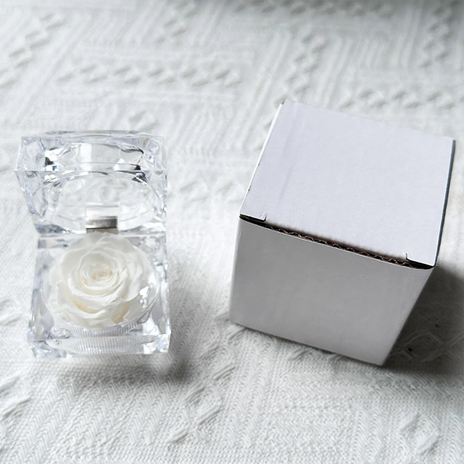 Preserved Flower Rose Never Withered Rose Gift For Valentine's Day Birthday And Anniversary With Drawer Gift Box