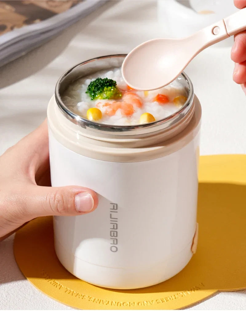 600ML Portable USB Electric Heating Lunch Box Stainless Steel Food Warmer for Picnic Milk Drink 5V 12V 24V Food Heater