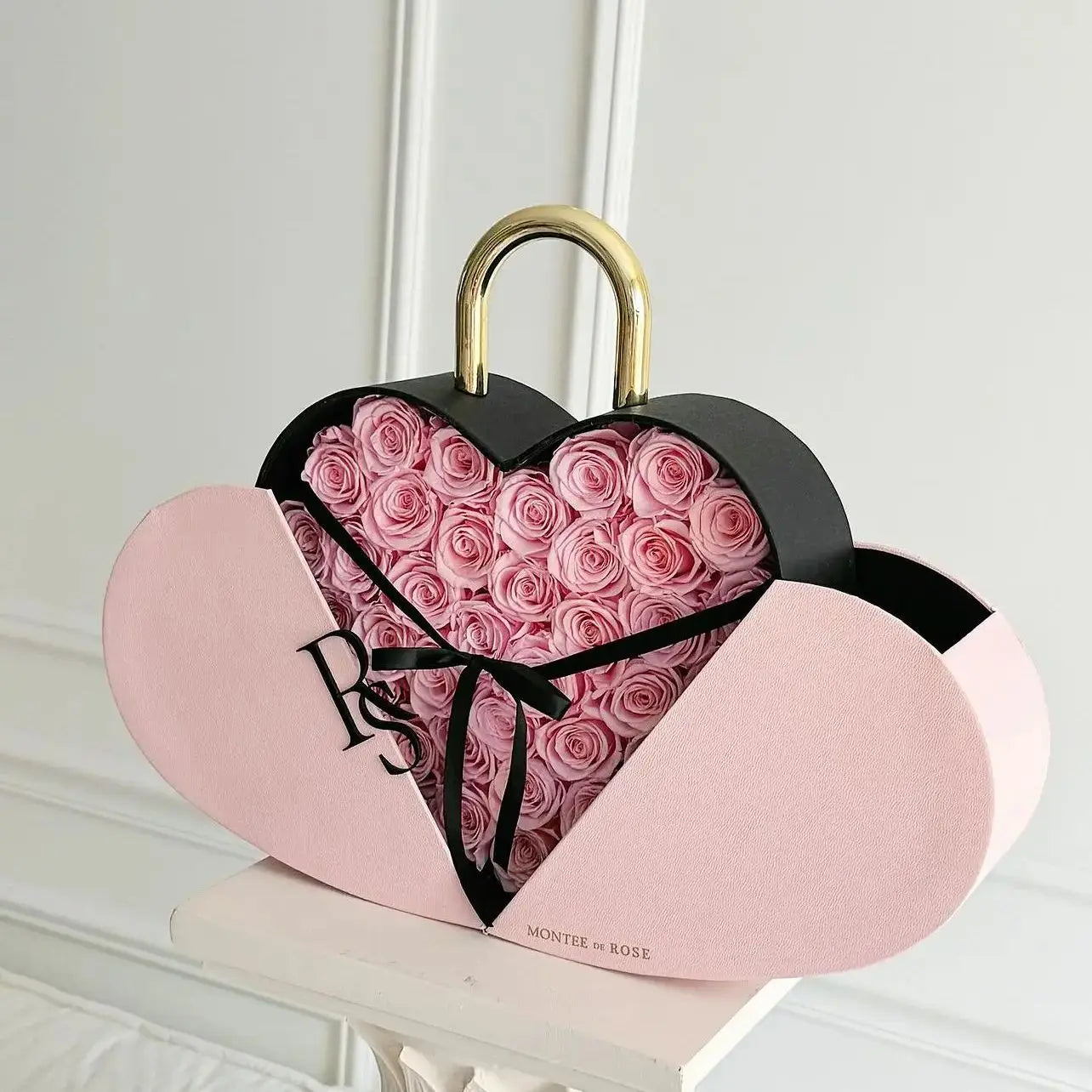 100% Natural Peserved Eternal Forever Fresh Roses In Portable Heart Shape Lo Box Mothers Valentines Day Gifts Wedding Home Decor