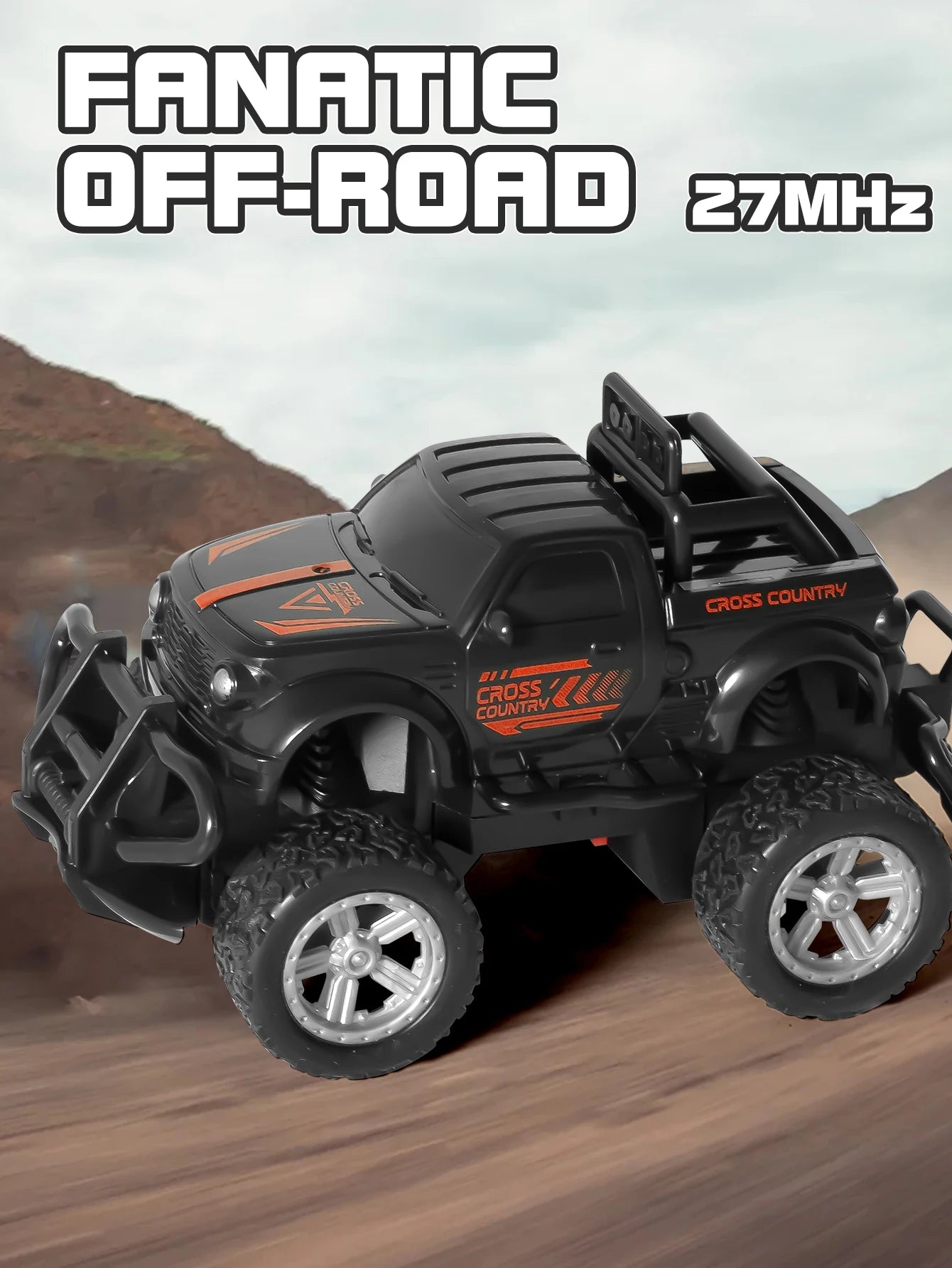 Children's toy remote-controlled off-road vehicle alloy speed four-wheel drive climbing four-wheel drive inertia toy car