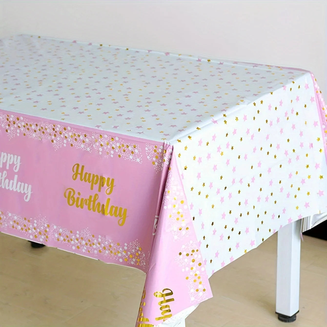 disposable roll up tablecloth, suitable for party gatherings, birthday party decoration, special oil-proof, waterproof leave-in