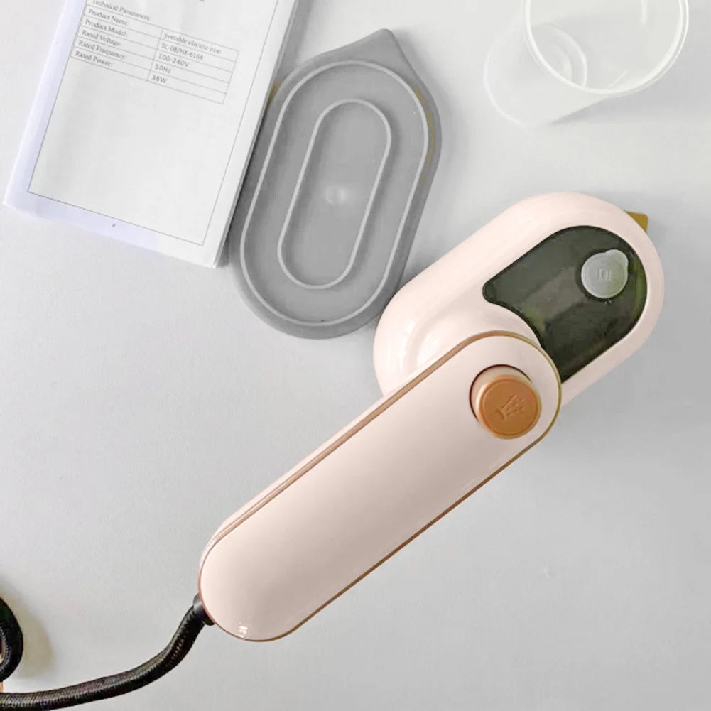UK Plug Handheld Steam Iron 360 Degree Rotatable Mini Garment Steamer Wet Dry Use Household Hanging Iron for Trip Business Use