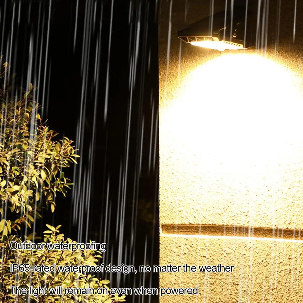 Portable Waterproof Motion Sensor Lamp Outdoor LED Solar Clip Light Household Garden Wall Lights For Yard Fences Balconies