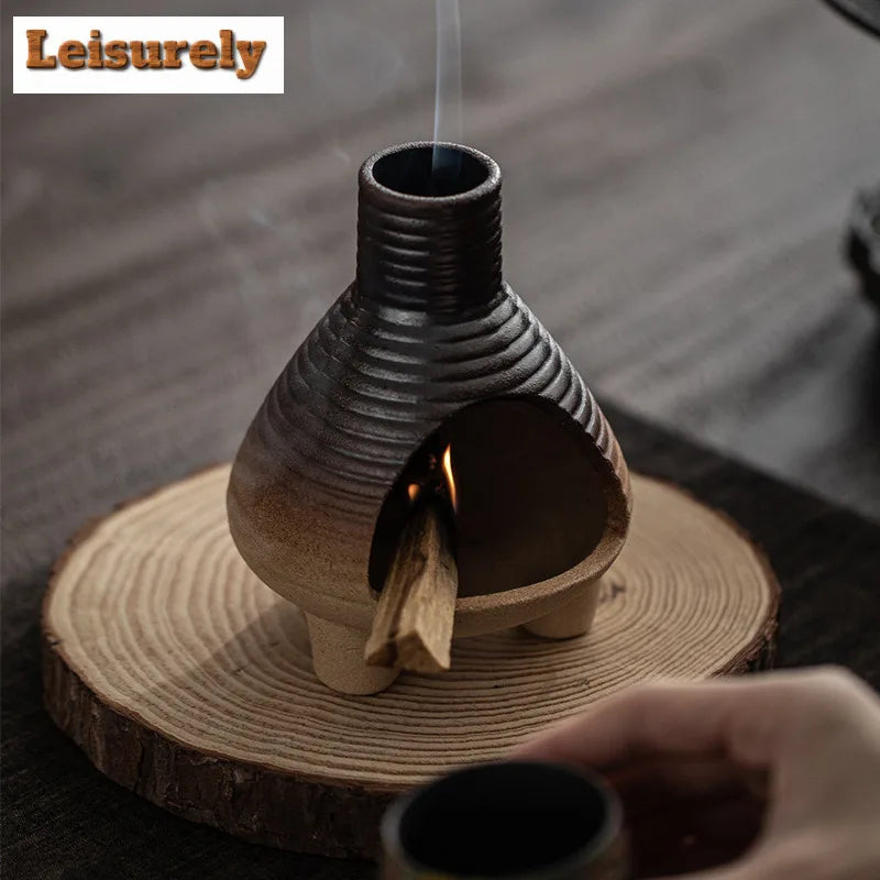 Small Cannon Threaded Incense Holder Mist Smoking Steamers Incense Burners Meditation Smell Distributor Censer Yoga Ornaments