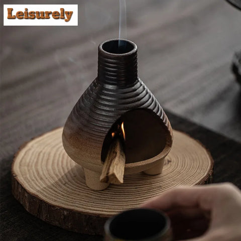 Small Cannon Threaded Incense Holder Mist Smoking Steamers Incense Burners Meditation Smell Distributor Censer Yoga Ornaments