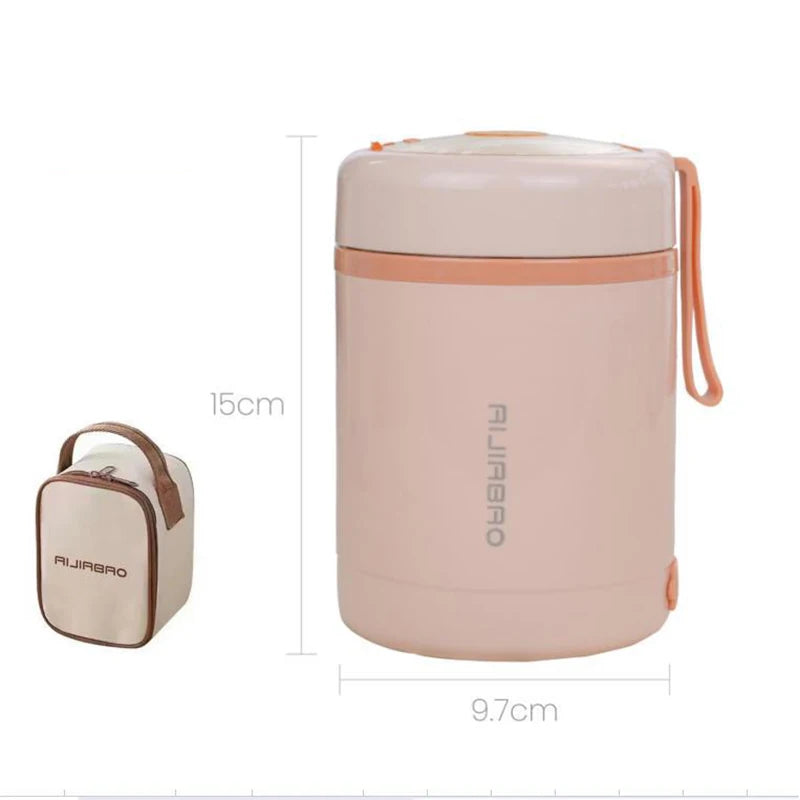 600ML Portable USB Electric Heating Lunch Box Stainless Steel Food Warmer for Picnic Milk Drink 5V 12V 24V Food Heater