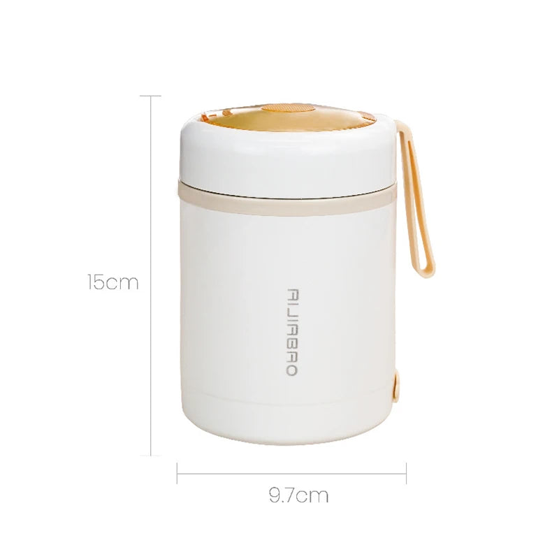 600ML Portable USB Electric Heating Lunch Box Stainless Steel Food Warmer for Picnic Milk Drink 5V 12V 24V Food Heater