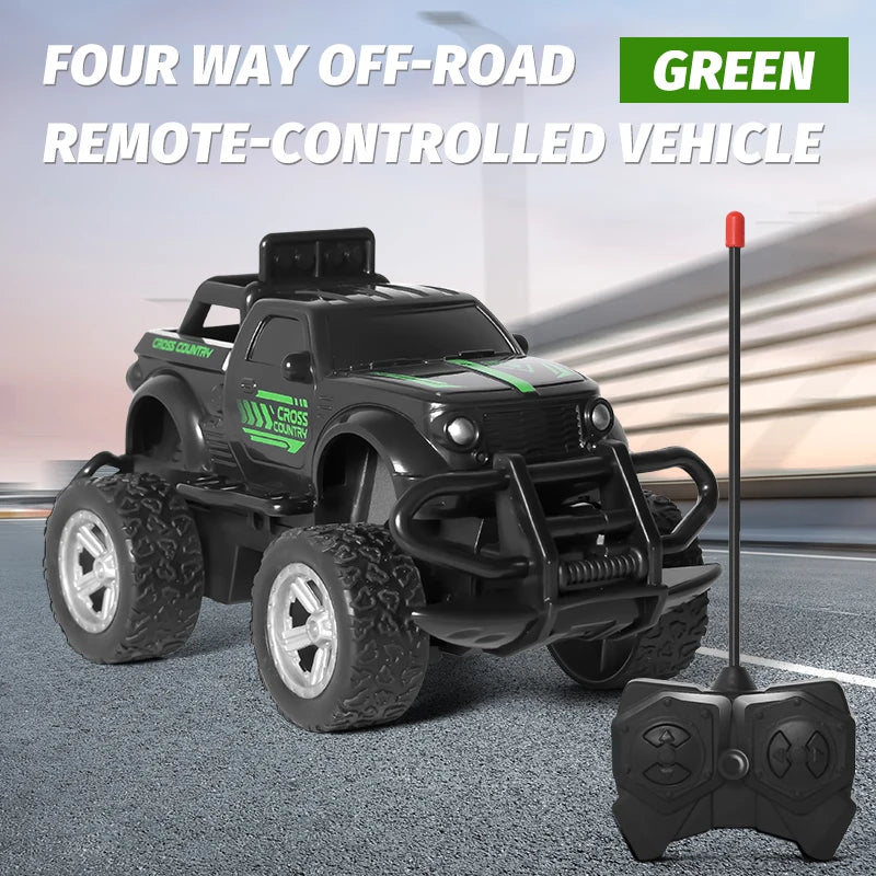 Children's toy remote-controlled off-road vehicle alloy speed four-wheel drive climbing four-wheel drive inertia toy car